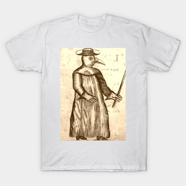 Plague Doctor T-Shirt by bluespecsstudio